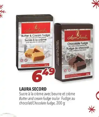 Familiprix Laura secord butter and cream fudge or chocolate fudge offer