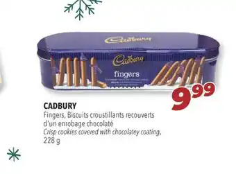 Familiprix Cadbury crisp cookies covered with chocolatey coating offer