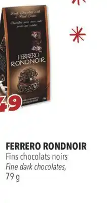 Familiprix Ferrero rondnoir fine dark chocolates offer