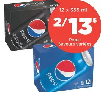 Couche-Tard Pepsi saveurs variées offer