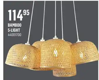 Canac Bamboo 5-light offer