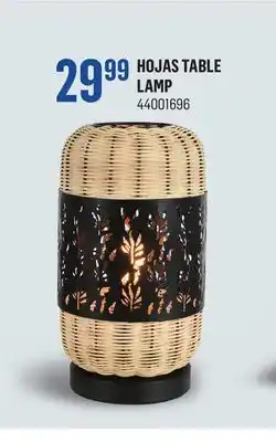 Canac Hojas table lamp offer