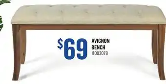 Canac Avignon bench offer