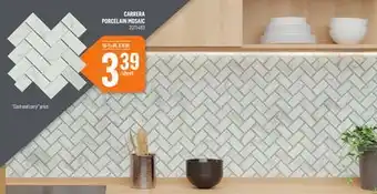 Canac Carrera porcelain mosaic offer