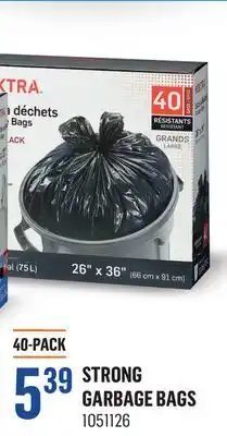 Canac Strong garbage bags offer