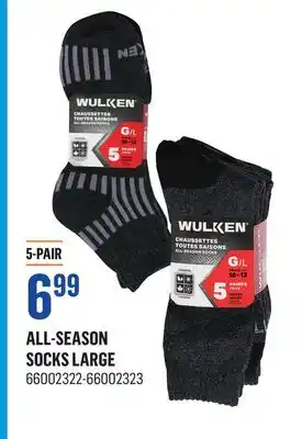 Canac All-season socks large offer