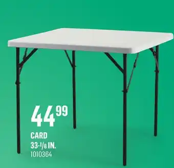 Canac Floding tables card 33-1/8 in offer