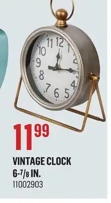 Canac Vintage clock 6-7/8 in offer