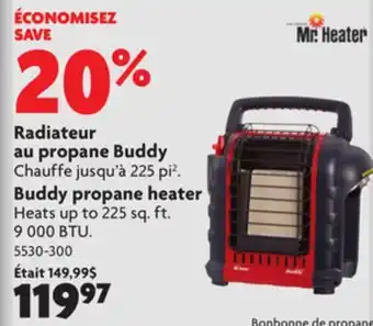 Home Hardware Mr. heater buddy propane heater offer