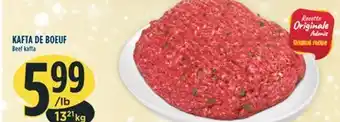 Marché Adonis Kafta de boeuf offer