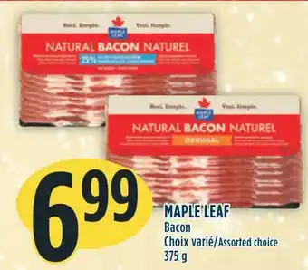 Marché Adonis Maple leaf bacon offer