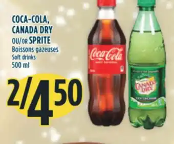 Marché Adonis Coca-cola, canada dry ou sprite boissons gazeuses offer