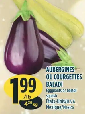 Marché Adonis Aubergines ou courgettes baladi offer