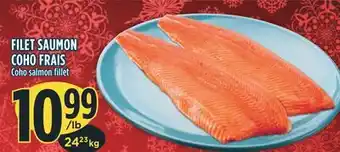Marché Adonis Filet saumon coho frais offer