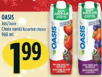 Marché Adonis Oasis jus offer