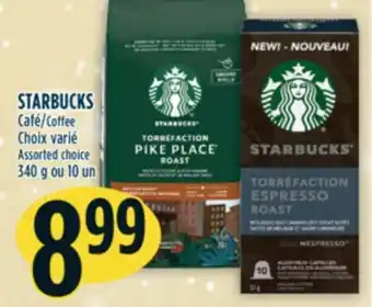 Marché Adonis Starbucks café offer