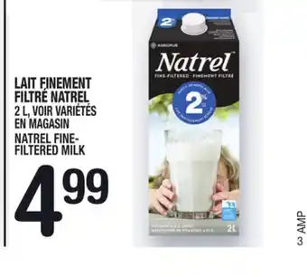 Marche Ami Lait finement filtré natrel | natrel fine- filtered milk offer