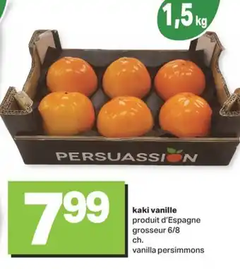 L'Intermarché Kaki vanille offer