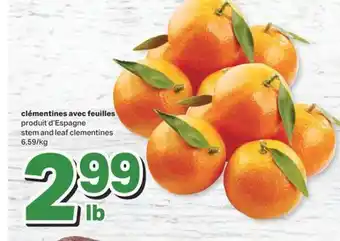 L'Intermarché Clémentines avec feuilles offer