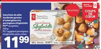 L'Intermarché Bouchées de pâte feuilletée garnies d'aubergines à la parmigiana sfogliatelle, 420 g offer