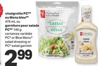 L'Intermarché Vinaigrette pc ou menu bleu 475 ml ou garniture pour salade 140 g offer