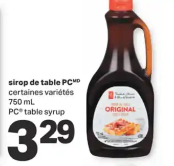 L'Intermarché Sirop de table 750 ml offer
