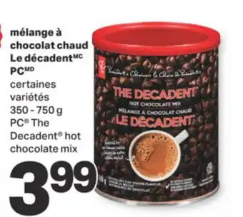 L'Intermarché Mélange à chocolat chaud le décadent, 350 - 750 g offer