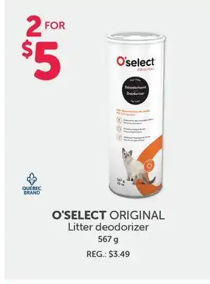 Mondou O'select original litter deodorizer offer