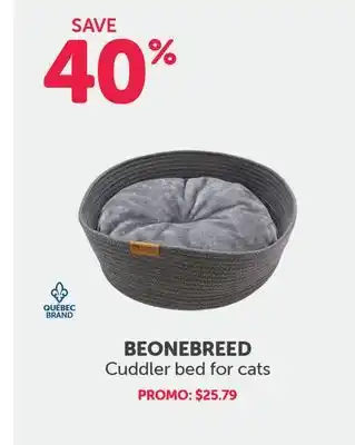 Mondou Beonebreed cuddler bed for cats offer