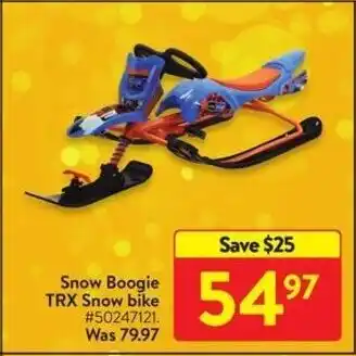 Walmart Snow Boogie TRX Snow bike offer