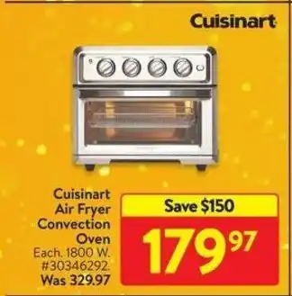 Walmart Cuisinart Air Fryer Convection Oven offer