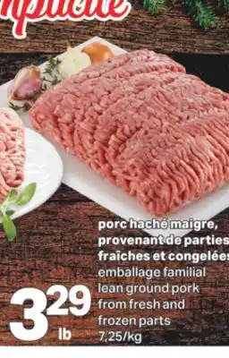 L'Intermarché Porc haché maigre, provenant de parties fraîches et congelées, 7,25/kg offer
