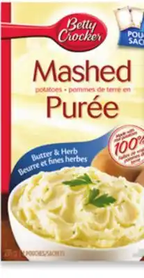 Walmart Betty crocker flavoured potatoes offer