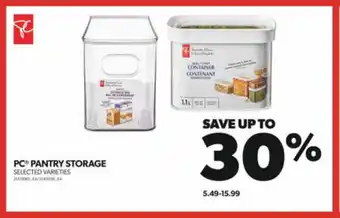 Real Canadian Superstore PC PANTRY STORAGE offer