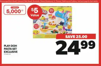 Real Canadian Superstore PLAY-DOH PASTA SET EXCLUSIVE offer