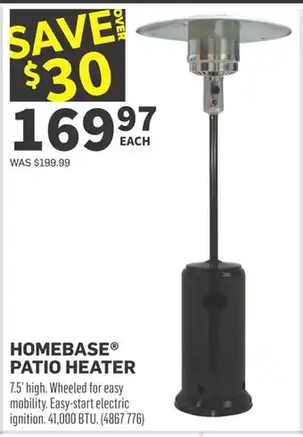 Co-op HOMEBASE PATIO HEATER offer