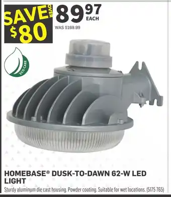 Co-op HOMEBASE DUSK-TO-DAWN 62-W LED LIGHT offer