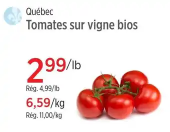 Avril Tomates sur vigne bios offer