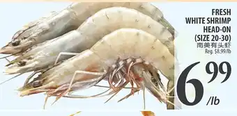 Al Premium Food Mart FRESH WHITE SHRIMP HEAD-ON offer