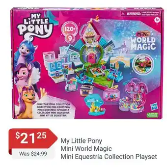Samko & Miko Toy Warehouse My little pony mini world magic mini equestria collection playset offer