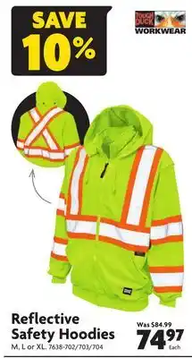 Home Hardware Reflective safety hoodies offer