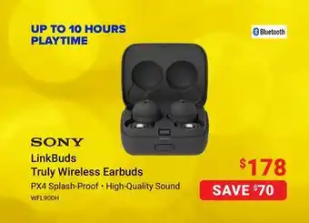 Visions Electronics Sony linkbuds truly wireless earbuds offer