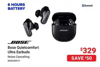 Visions Electronics Bose quietcomfort ultra earbuds offer