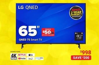 Visions Electronics Lg qned 65 qned 75 smart tv offer