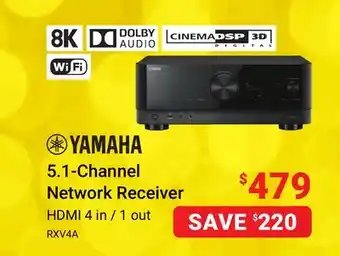 Visions Electronics Yamaha 5.1-channel network receiver offer