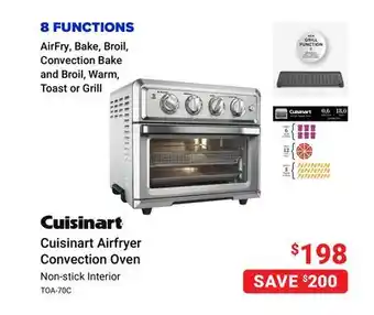 Visions Electronics Cuisinart airfryer convection oven offer