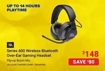 Visions Electronics Jbl series 600 wireless bluetooth over-ear gaming headset offer