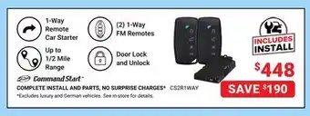 Visions Electronics Complete install and parts, no surprise charges offer