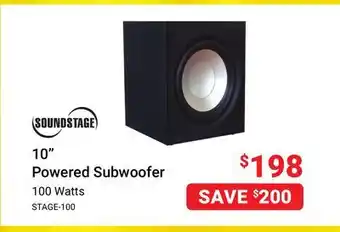 Visions Electronics Soundstage 10 powered subwoofer offer