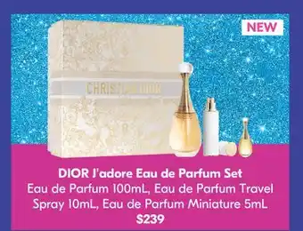 Shoppers Drug Mart Dior j'adore eau de parfum set offer
